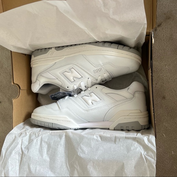 New Balance 550 White Grey - Picture 3 of 5